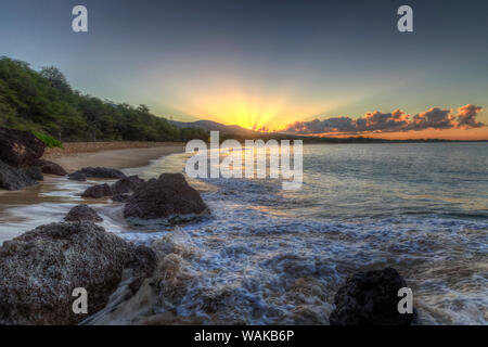 Big Beach Park, Makena, Maui, Hawaii, USA Stockfoto
