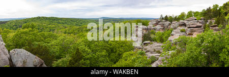 Camel Rock der Garten der Götter Erholungsgebiet, Shawnee National Forest, Saline County, Illinois Stockfoto