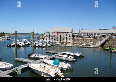 Millway Marina, Barnstable Harbor, Cambridge, Massachusetts, USA Stockfoto