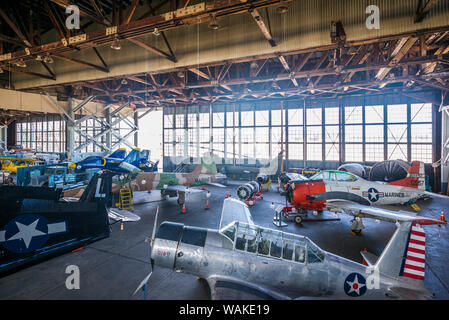 USA, New Jersey, Rio Grande. Naval Air Station Wildwood Aviation Museum Innenraum (Redaktionelle nur verwenden) Stockfoto