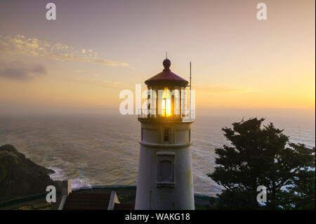 Heceta Head Lighthouse, Devil's Elbow State Park, Oregon Küste Stockfoto