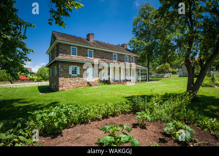 USA, Pennsylvania, Birdsboro, Daniel Boone Homestead, ehemaliges Haus des 18. und 19. Jahrhundert amerikanischer Frontiersman, Daniel Boone Stockfoto