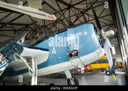 USA, Pennsylvania, Lesen. Mid-Atlantic Air Museum, TBM Avenger WW2-Ära US Navy torpedo Bomber (Redaktionelle nur verwenden) Stockfoto