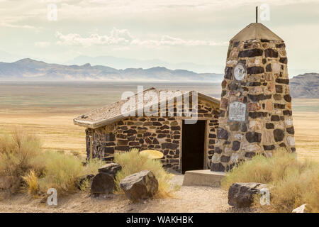 USA, Utah, Tooele County. Simpson Federn Pony Express Station und Denkmal. Credit: Cathy und Gordon Illg/Jaynes Galerie/DanitaDelimont.com Stockfoto