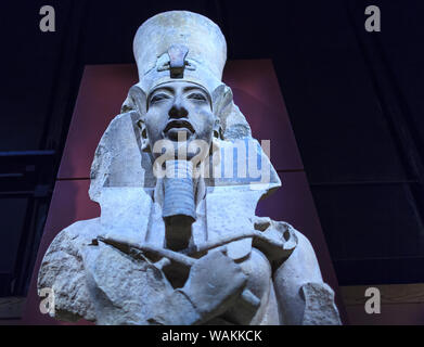 Königs Tutanchamun, das Goldene König und großen Pharaonen Ausstellung, das Seattle Center, Washington State (Redaktionelle nur verwenden) Stockfoto