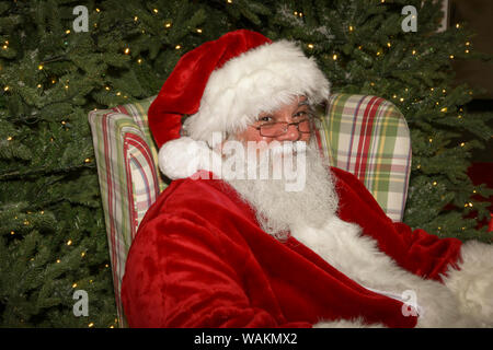 Portrait von Santa Claus (MR) Stockfoto