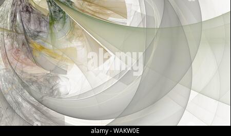 Symmetrische fractal bunte Blume, Digital Artwork für kreative Grafik Stockfoto