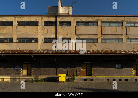 Die Gebäude der ehemaligen Freight Railway Station in Prag Zizkov (CTK Photo/Vaclav Zahorsky) Stockfoto