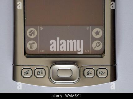 Palm Pilot close-up PDA Makro Stockfoto