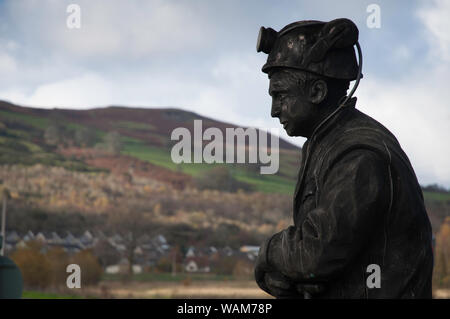 Aberfan Miner Stockfoto