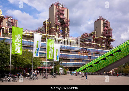 Universitätsklinikum der RWTH Aachen, Universitätsklinikum, Rampe der Heliport, Aachen, Nordrhein-Westfalen, Deutschland. Universitätsklinikum der RWTH Aachen, der Rampe des Hubschrau Stockfoto