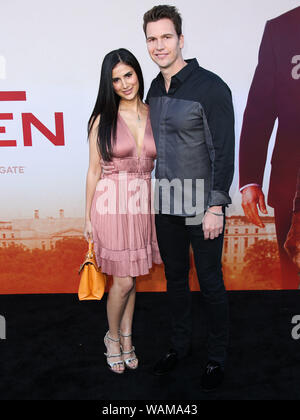 WESTWOOD, LOS ANGELES, Kalifornien, USA - 20. August: Ted McGrath kommt an der Los Angeles Premiere von lionsgate's 'Engel ist Gefallen" im Regency Dorf Theater am 20. August 2019 in Westwood, Los Angeles, Kalifornien, USA. (Foto von Xavier Collin/Image Press Agency) Stockfoto