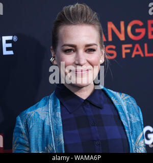 WESTWOOD, LOS ANGELES, Kalifornien, USA - 20. August: Schauspielerin Piper Perabo kommt an der Los Angeles Premiere von lionsgate's 'Engel ist Gefallen" im Regency Dorf Theater am 20. August 2019 in Westwood, Los Angeles, Kalifornien, USA. (Foto von Xavier Collin/Image Press Agency) Stockfoto