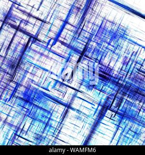 Abstrakte Linien kühlen Blau Mosaik artwork Hintergrund Stockfoto