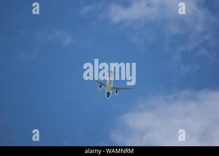 Chiangmai, Thailand - 19. August 2019: HS-PPO Airbus A320-200 von Bangkok Airway. Von Chiangmai Flughafen Phuket. Stockfoto