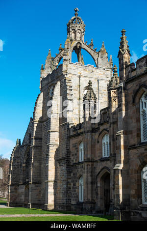 Crown Tower der King's College Chapel, Universität Aberdeen, Aberdeen, Aberdeen, Schottland, Großbritannien Stockfoto