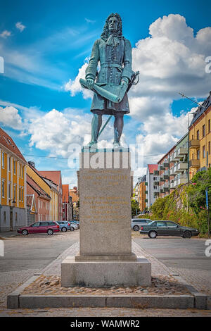 Hans Wachtmeister, Graf von Johannishus, war Admiral allgemeine der Schwedischen Marine und Berater von König Karl XI. und König Karl XII. von Schweden. Stockfoto