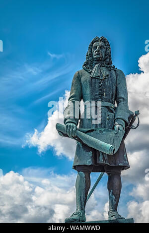 Hans Wachtmeister, Graf von Johannishus, war Admiral allgemeine der Schwedischen Marine und Berater von König Karl XI. und König Karl XII. von Schweden. Stockfoto