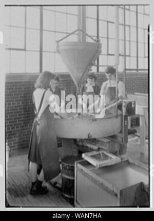 Corning Glaß Works, Parkersburg, West Virginia. Stockfoto