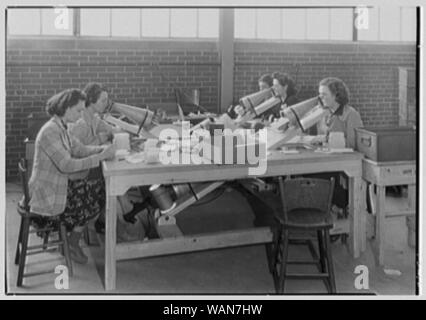 Corning Glaß Works, Parkersburg, West Virginia. Stockfoto