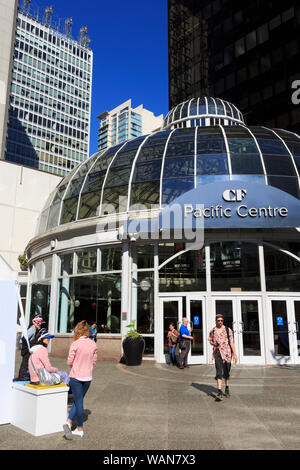 Pacific Center Mall, Vancouver, British Columbia, Kanada, USA Stockfoto