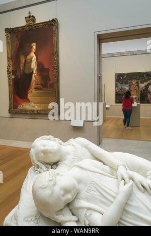 Das Metropolitan Museum der Kunst ist eine beliebte Touristenattraktion in der Museum Mile, New York City, USA Stockfoto