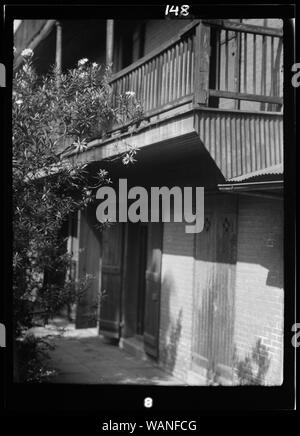 Innenhof und Residential service Flügel (evtl. Hermann-Grima House, 820 St Louis Street), New Orleans LOC agc7a02887 Stockfoto