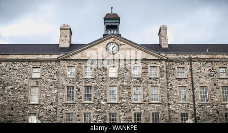 Dublin, Irland - 13. Februar 2019: architektonische Details der nationalen Museum von Irland an einem Wintertag Stockfoto