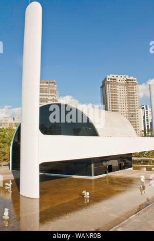 Lateinamerika Memorial, Barra Funda, São Paulo, Brasilien Stockfoto