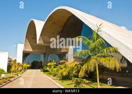 Lateinamerika Memorial, Barra Funda, São Paulo, Brasilien Stockfoto