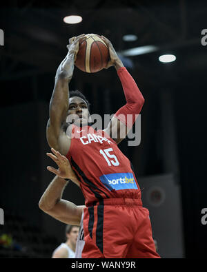 Sydney, Australien. 21 Aug, 2019. 2. August 2019; Quay Centre, Sydney, Australien; Internationaler Basketball, Kanada gegen Neuseeland Tall Blacks; Oshae Brissett von Kanada fängt den Ball - redaktionelle Verwendung. Credit: Aktion Plus Sport Bilder/Alamy leben Nachrichten Stockfoto