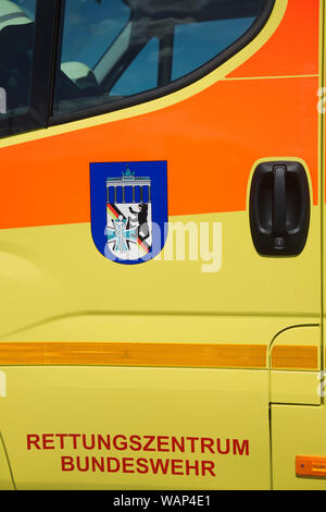 Krankenwagen der Bundeswehr, Berlin Stockfoto