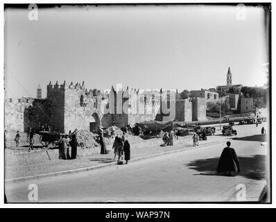 Damaskus Tor- & orange Piles, allgemeine Ansicht, entfernt. 6, '44 Stockfoto