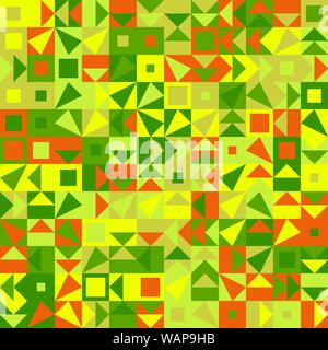 Buntes Mosaik Muster Hintergrund - abstrakt Vector Graphic Design Stock Vektor