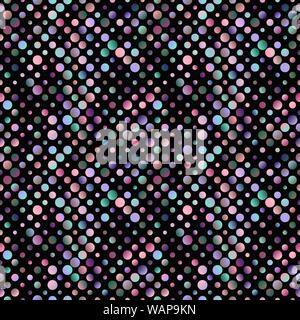 Gradient geometrische Nahtlose random Kreis Muster Hintergrund - abstrakt Vector Graphic Design mit Kreisen Stock Vektor