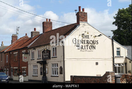 Pub in Brant Broughton Lincolnshire, England Stockfoto