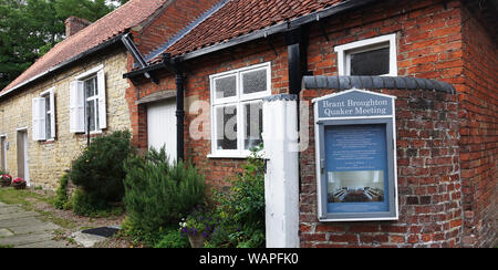 Quäker Haus in Brant Broughton Lincolnshire, England Stockfoto