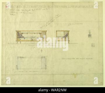 Zeichnung, Tag Couch für Frau Allen's Boudoir, Henry J. Allen Residence, Wichita, Kansas, 1917 Stockfoto