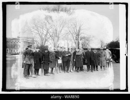 Behinderte Soldaten im Capitol, [2/16/22] Stockfoto