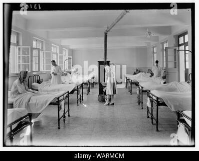 Dr. C. MacLean, Ajlun. Gilead Mission Hospital. Die Männer der Gemeinde Stockfoto