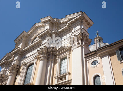 Santi Ambrogio e Carlo Kirche in Rom, 2019. Stockfoto