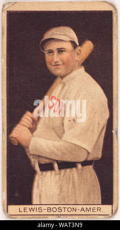 Duffy Lewis, Boston Red Sox Baseball card Portrait Stockfoto