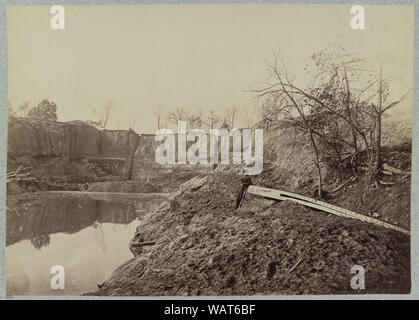 Niederländische Lücke Canal, James River, Virginia, November, 1864 Stockfoto