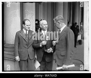 Dwight Davis dekorieren Orville Wright, [2/27/29] Stockfoto