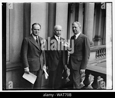 Dwight Davis dekorieren Orville Wright, 2/27/29. Stockfoto