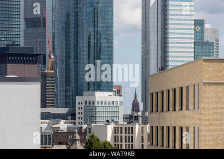 Stadtzentrum Frankfurt Stockfoto