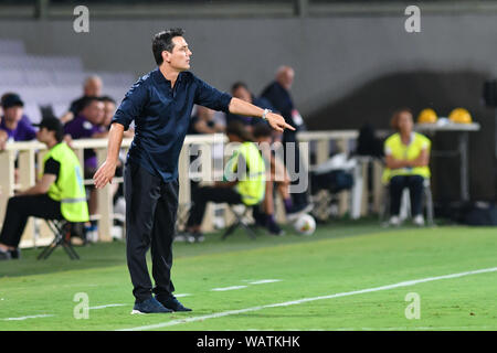 Firenze, Italien, 11. August 2019, Vincenzo MONTELLA (Fiorentina) während der Amichevole - Fiorentina vs Galatasaray Calcio Serie A-Kredit: LPS/Lisa Guglie Stockfoto