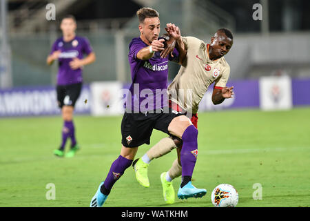 Firenze, Italien, 11. August 2019, Gaetano Castrovilli (Fiorentina) während der Amichevole - Fiorentina vs Galatasaray Calcio Serie A-Kredit: LPS/Lisa Gugl Stockfoto