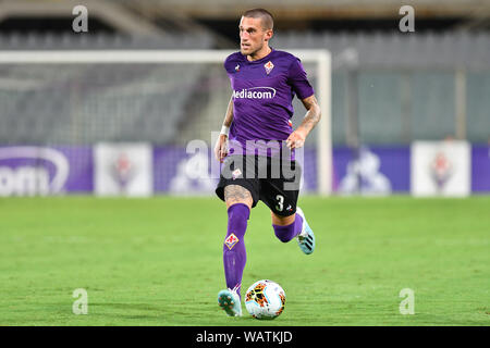 Firenze, Italien, 11. August 2019, Cristiano Biraghi (Fiorentina) während der Amichevole - Fiorentina vs Galatasaray Calcio Serie A-Kredit: LPS/Lisa Guglie Stockfoto