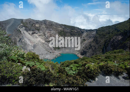 Irazú Vulkan in Costa Rica. Stockfoto